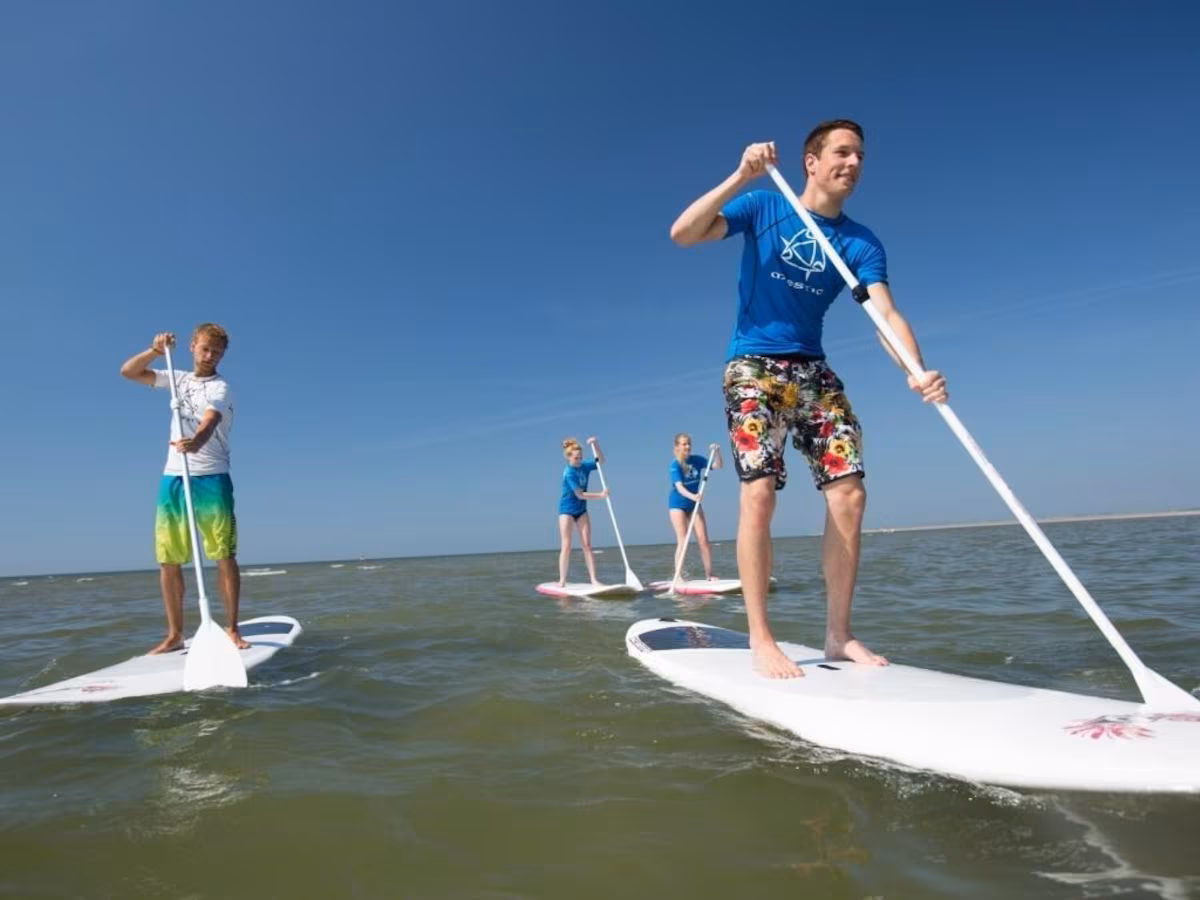 Stand-up-Paddling auf dem Grevelingenmeer bei Scharendijke
